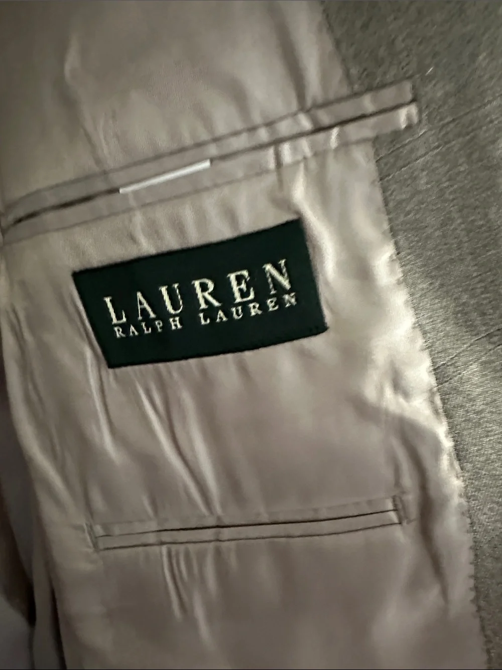 Lauren Ralph Lauren Men's Two-Button Sport Coat in Light Olive Green